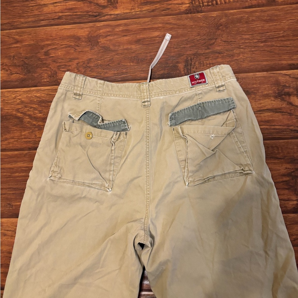Red label hilfiger men draw string khaki pants - Picture 13 of 14